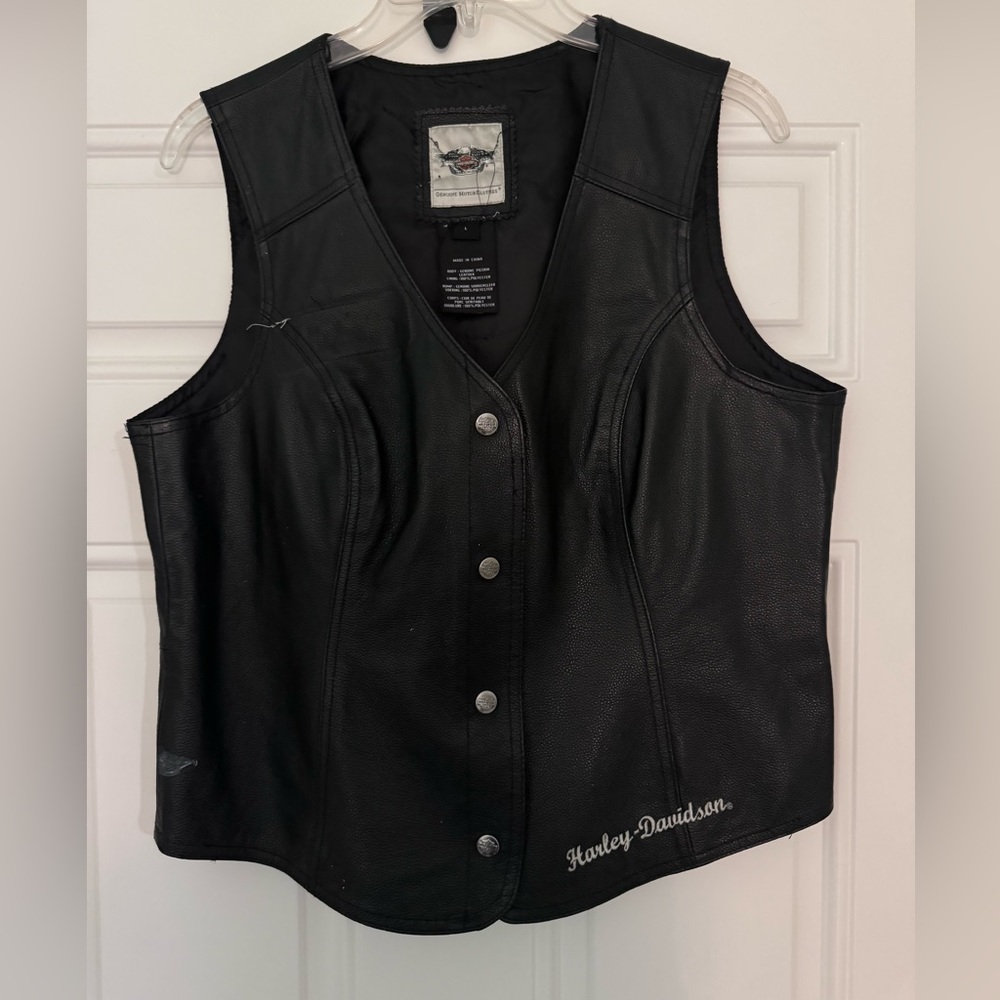 COPY - Official Harley Davidson leather vest